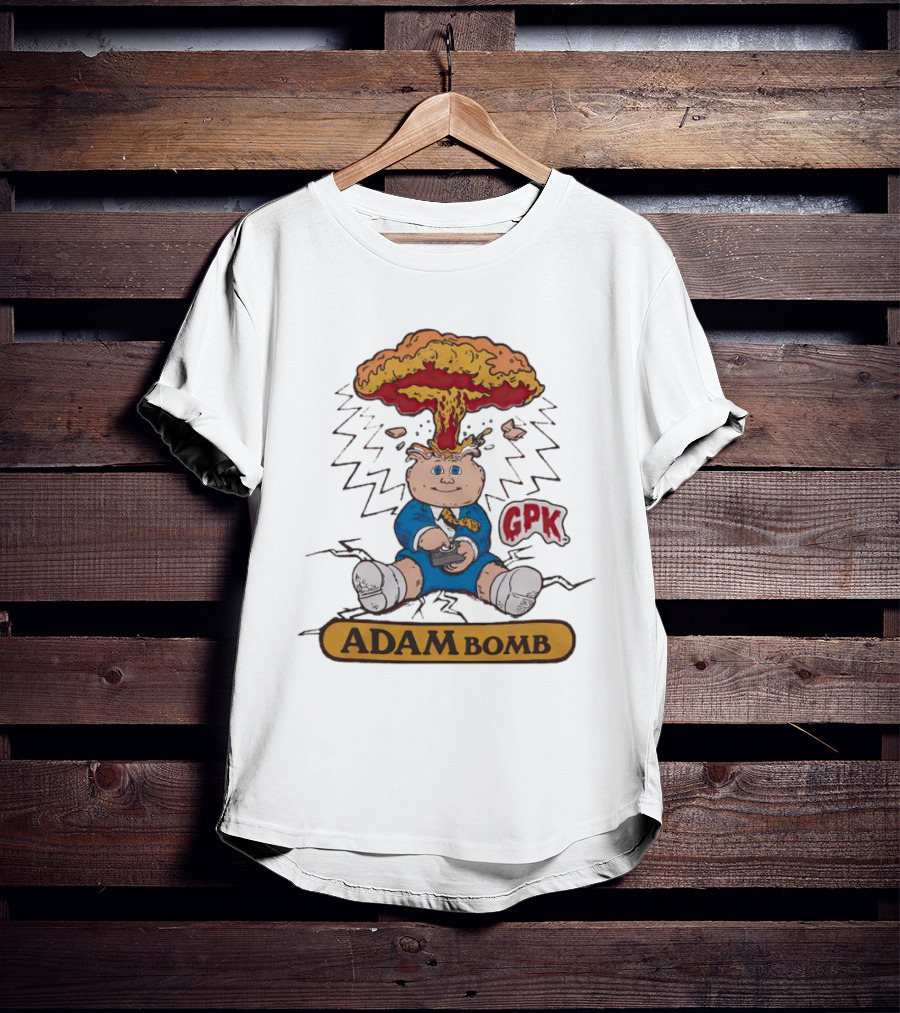 Garbage Pail Kids Adam Bomb GPK Explosion T-Shirt