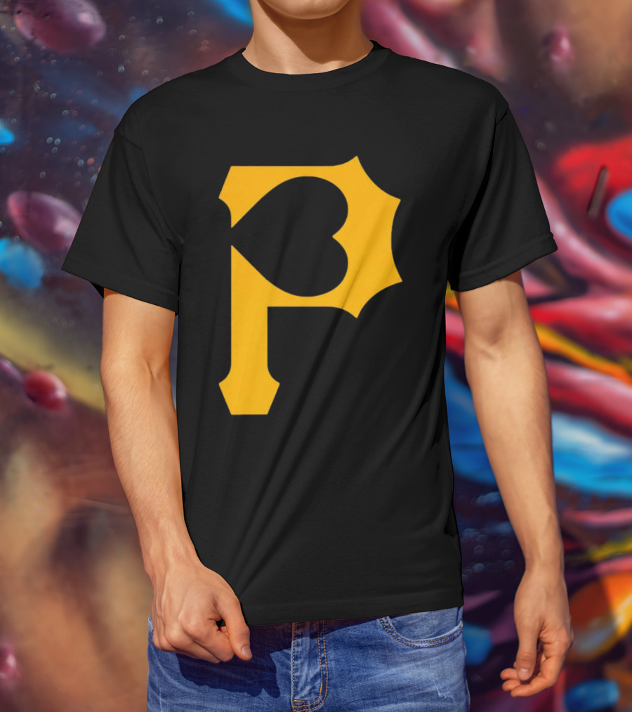 Heart Of Pittsburgh Pirates 'P' T-Shirt
