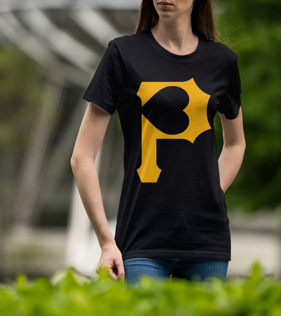 Heart Of Pittsburgh Pirates 'P' T-Shirt