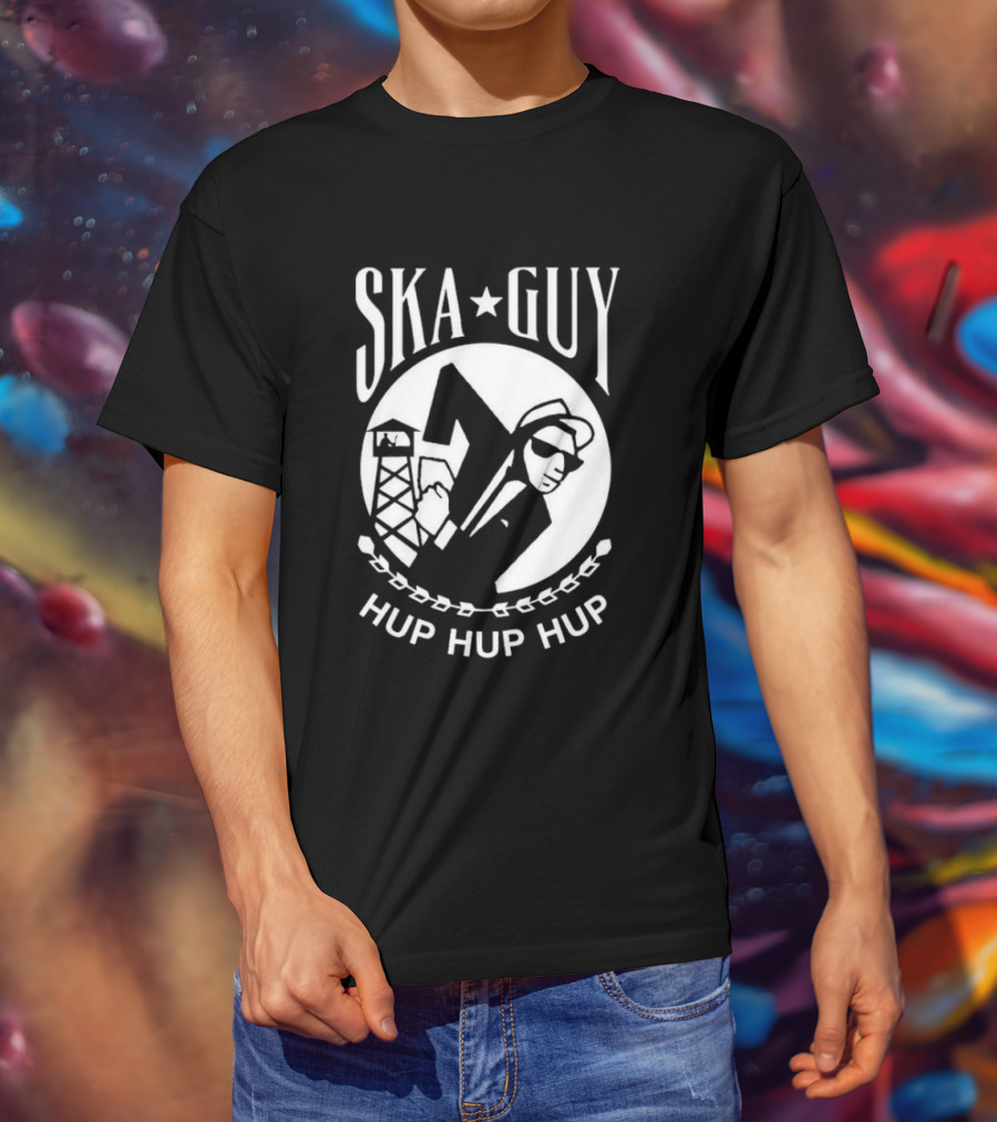 SKA GUY HUP HUP HUP Tower And Dancing Suit T-Shirt