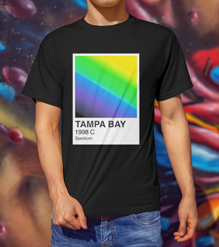 Tampa Bay 1998 C Spectrum Rainbow Gradient T-Shirt