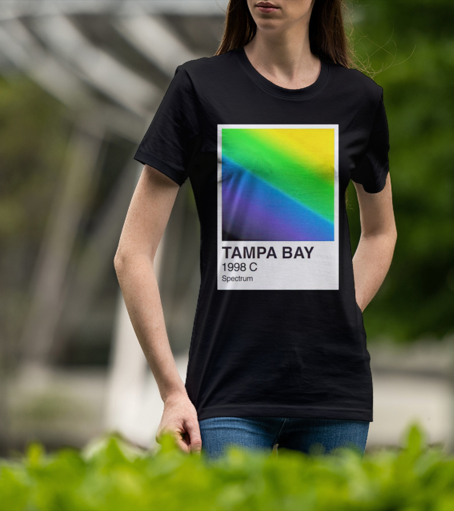 Tampa Bay 1998 C Spectrum Rainbow Gradient T-Shirt