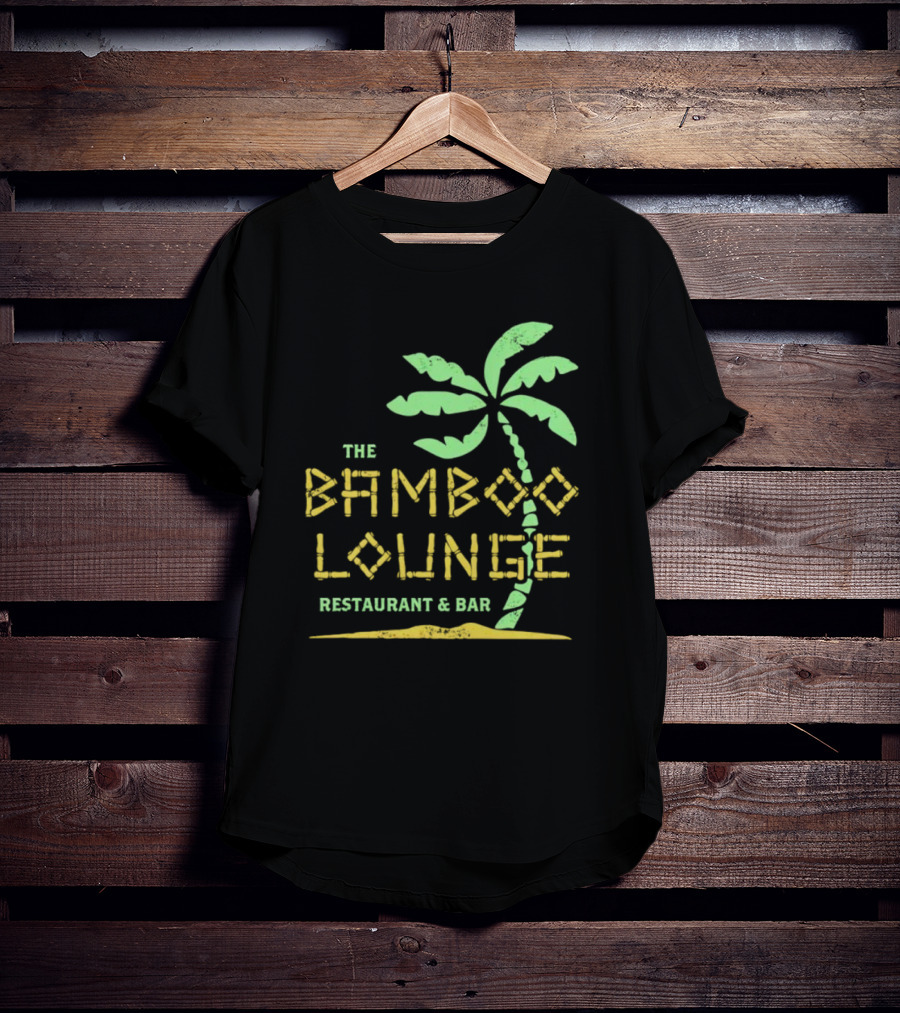 The Bamboo Lounge Restaurant And Bar Palm Tree T-Shirt