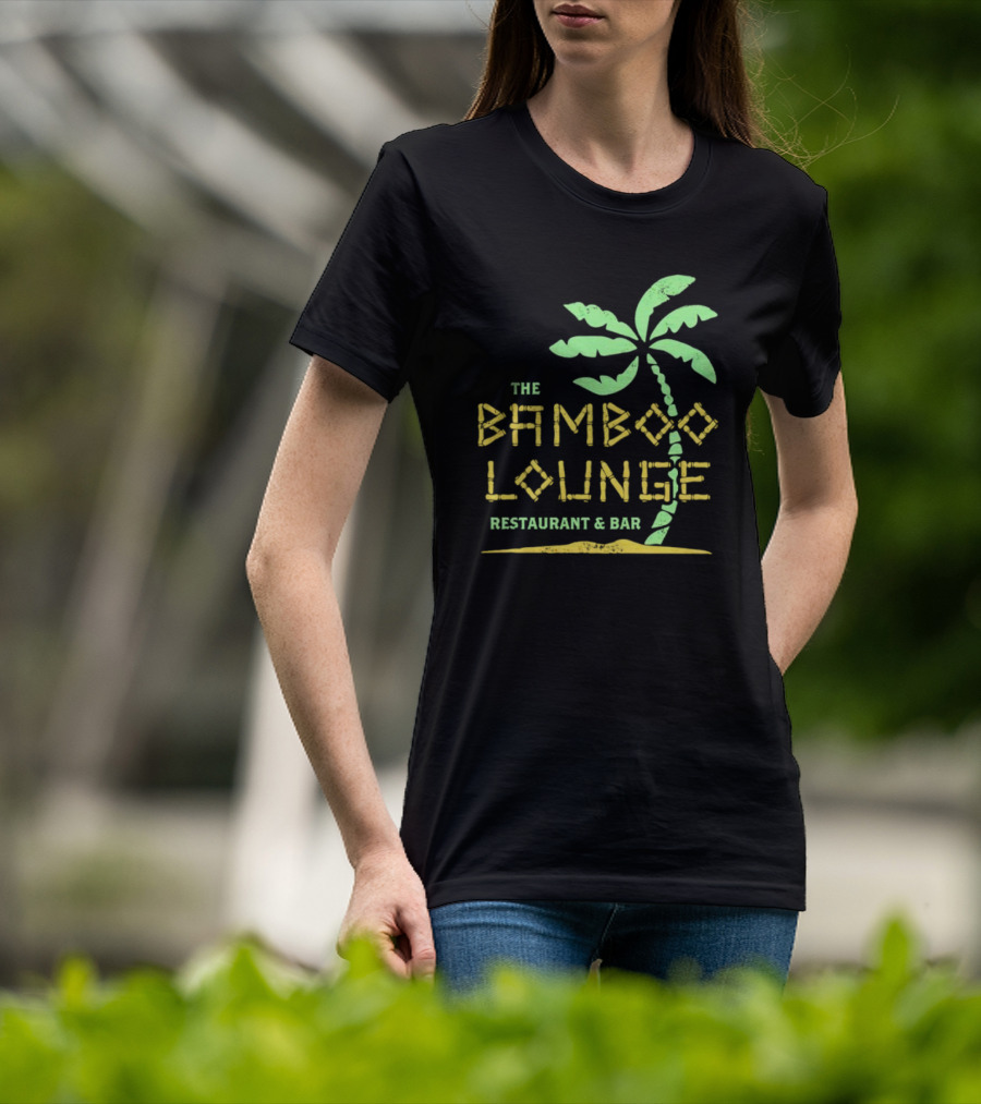 The Bamboo Lounge Restaurant And Bar Palm Tree T-Shirt