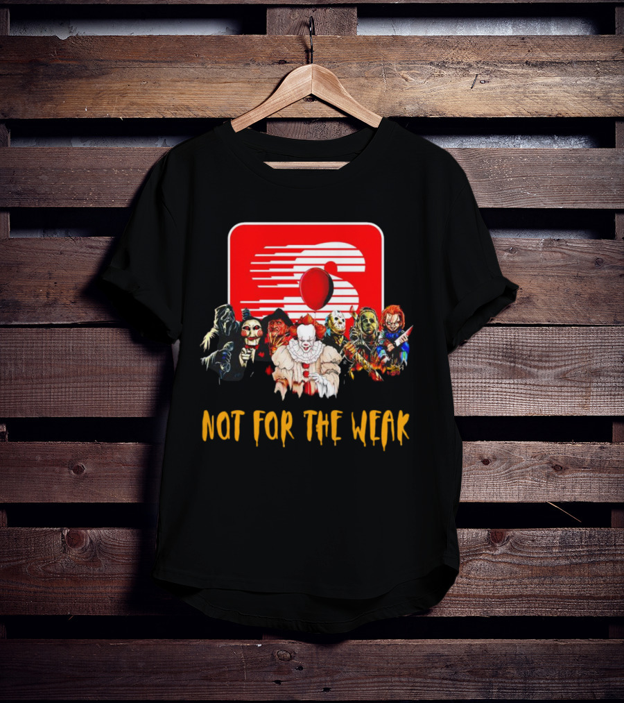 Horror Movie Characters Speedway Not For The Weak Iconic Villains T-Shirt