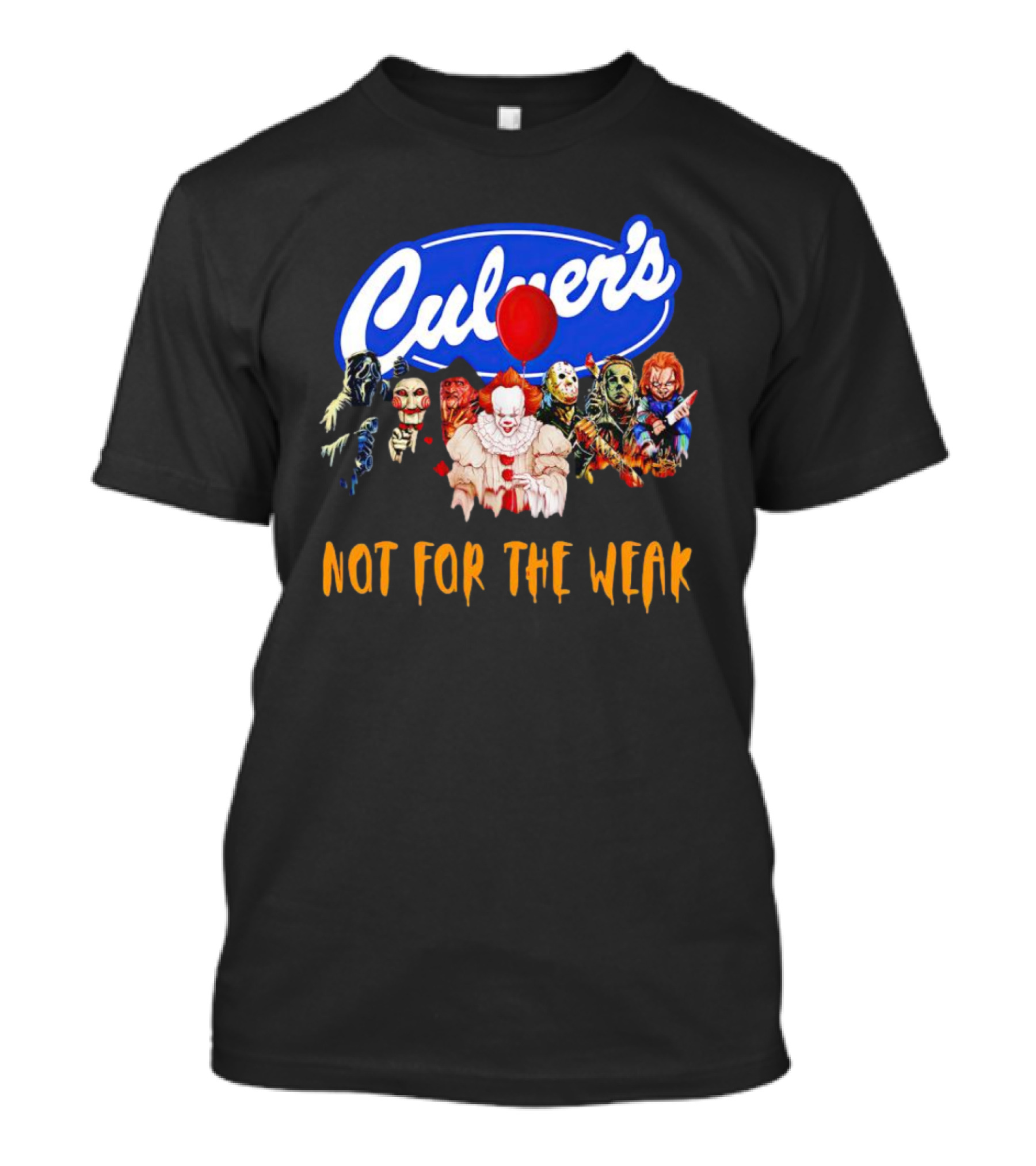 Culver’s Horror Movies Icons Not For The Weak Halloween T-Shirt