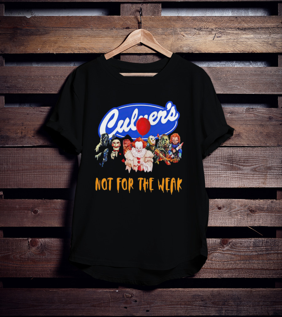 Culver’s Horror Movies Icons Not For The Weak Halloween T-Shirt