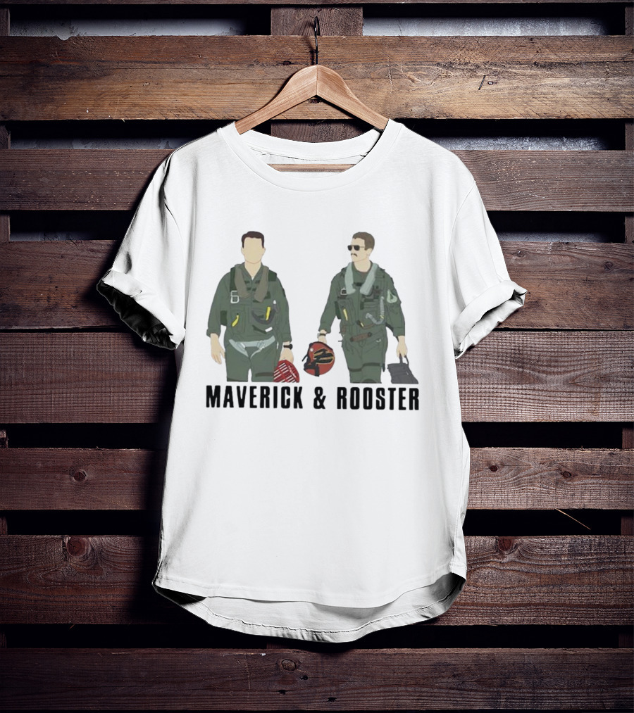 Top Gun Maverick And Rooster Pilot Duo T-Shirt