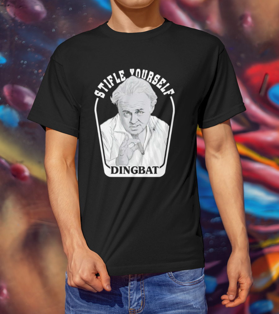 Stifle Yourself Dingbat Men's Iconic Character T-Shirt