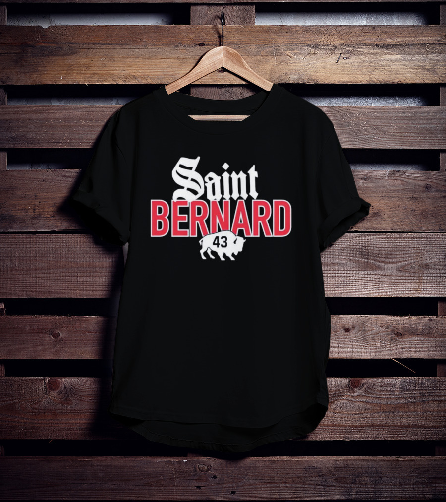 Buffalo Bills Saint Bernard 43 T-Shirt