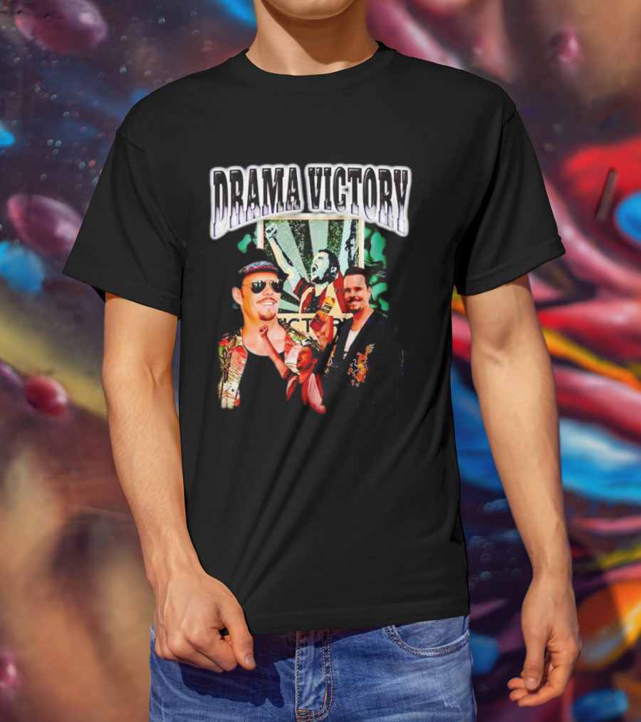 Drama Victory Almost Friday Collage T-Shirt