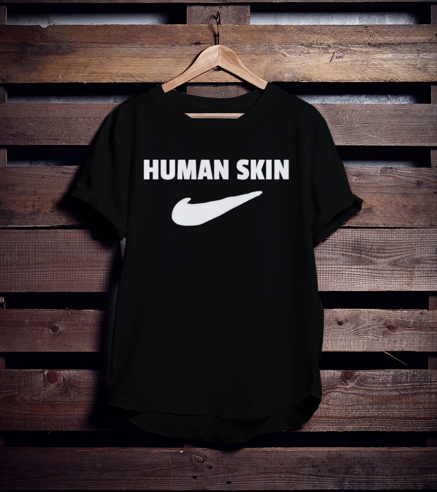 Human Skin Swoosh T-Shirt