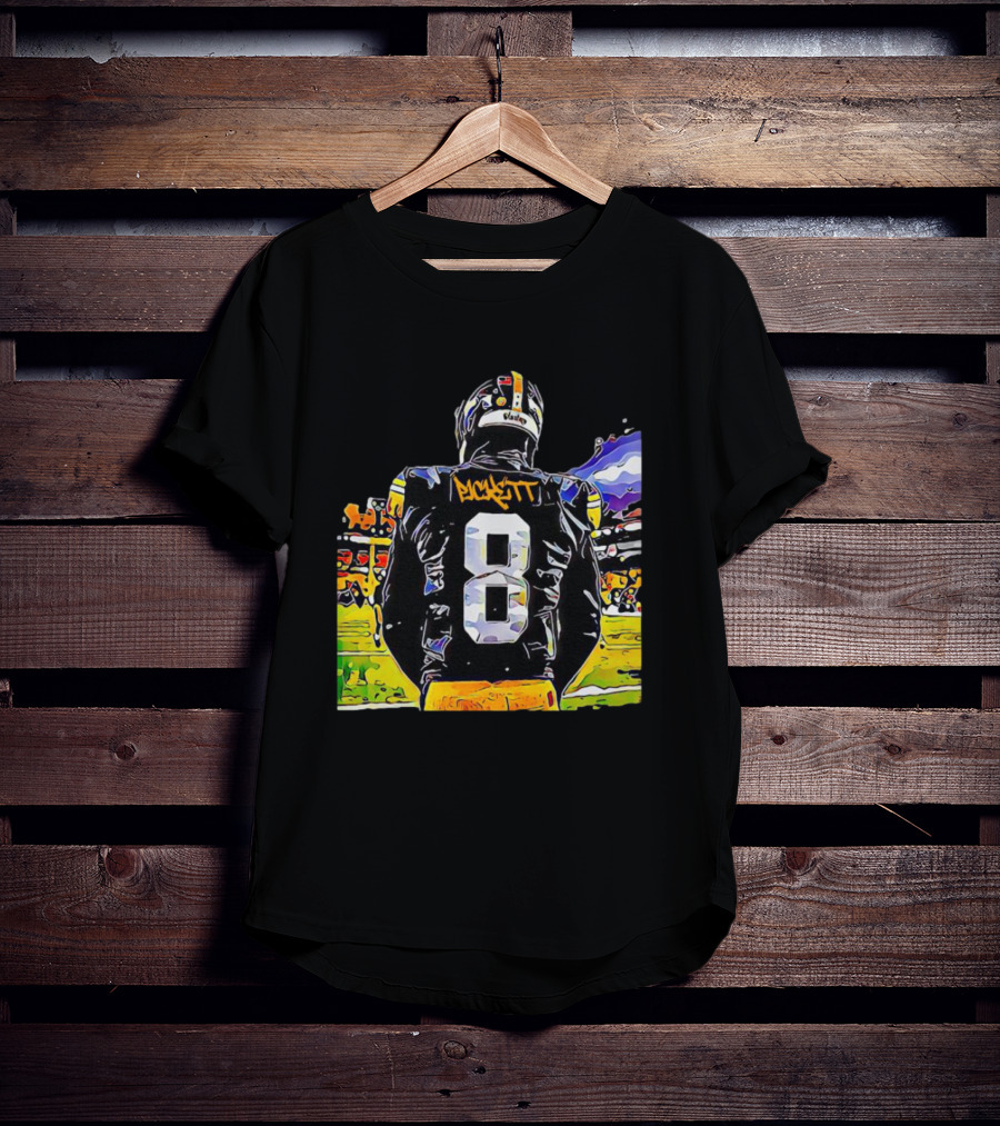 Kenny Pickett Number 8 Football Celebration Steelers T-Shirt