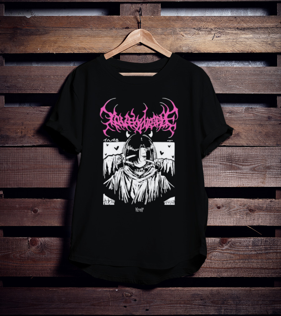 Lobsteranian Loveyourself Manga Style Character With Hearts T-Shirt