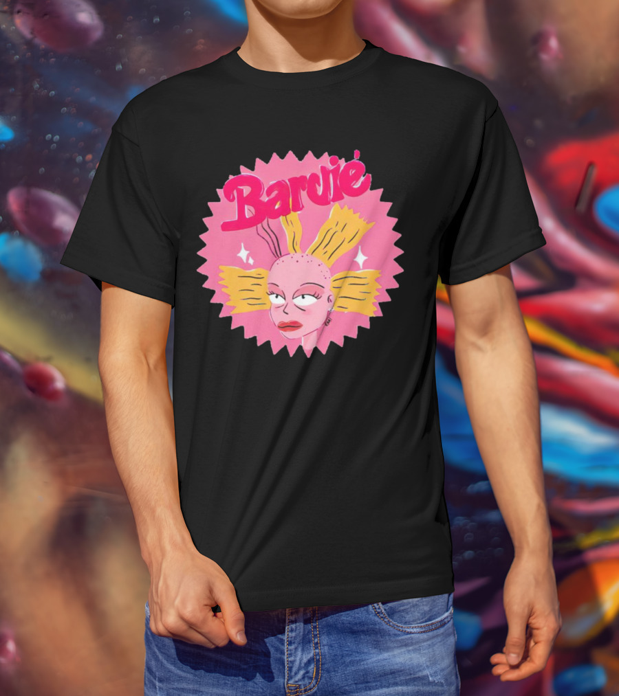 Barbie Movie Bold Parody Pink Starburst T-Shirt