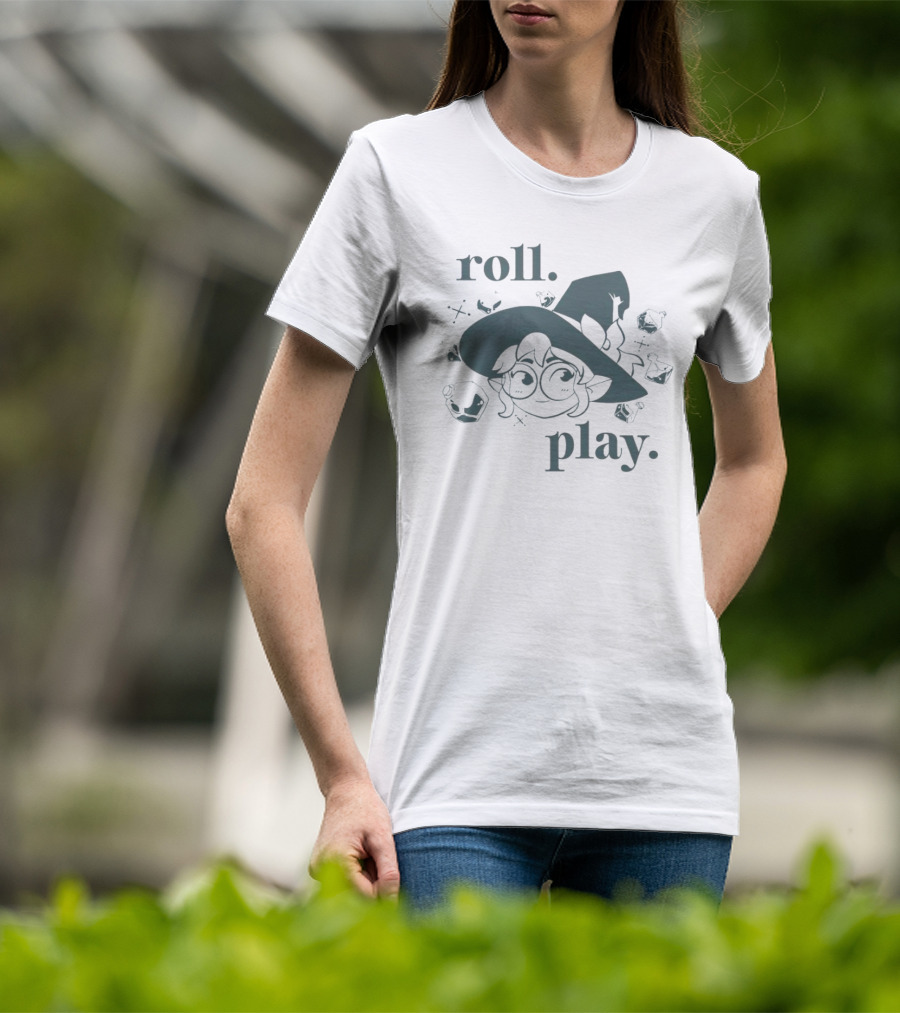 Ginny Di Roll Play Fantasy Character Dice T-Shirt
