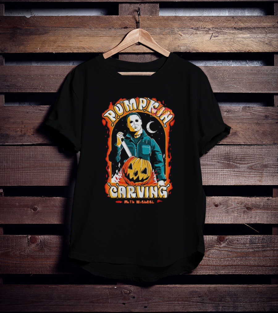Michael Myers Halloween Pumpkin Carving T-Shirt
