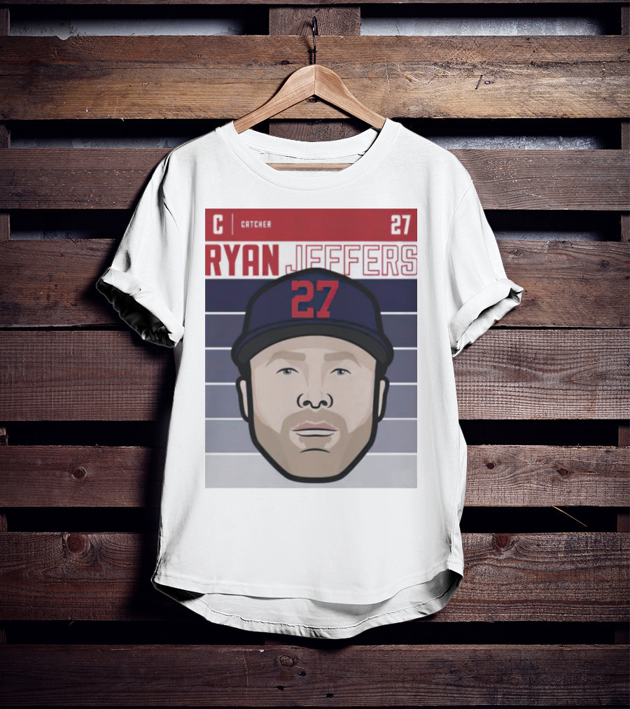 Ryan Jeffers C Catcher 27 Minnesota Twins T-Shirt