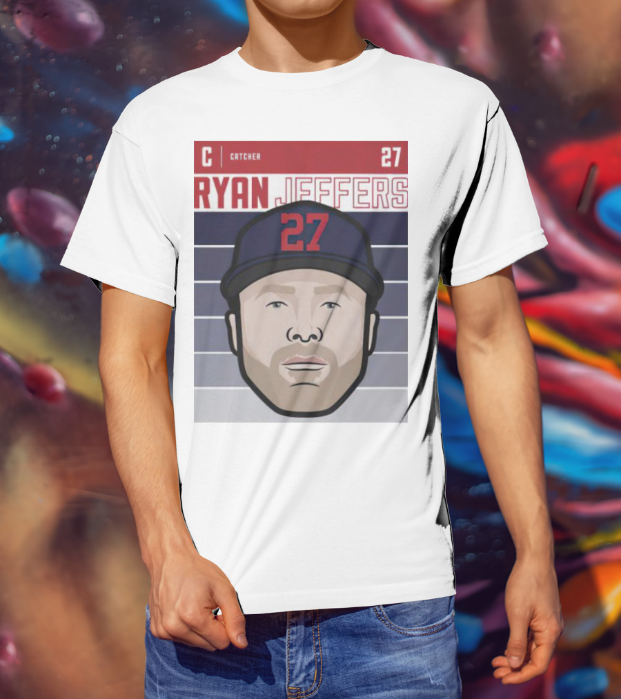 Ryan Jeffers C Catcher 27 Minnesota Twins T-Shirt