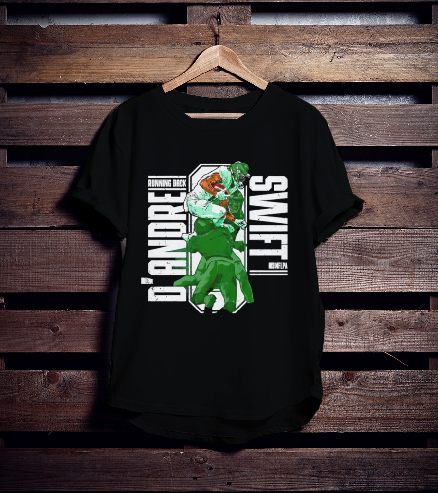 D’Andre Swift NFLPA Philadelphia Running Back Hurdle T-Shirt