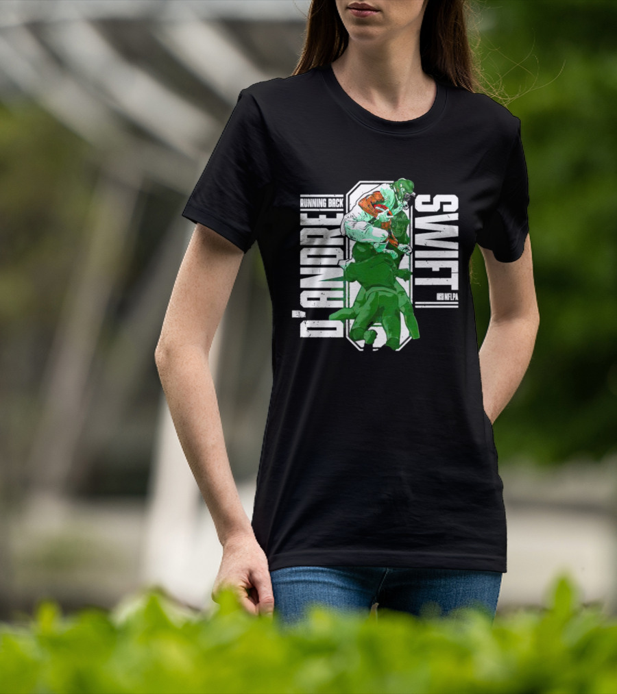 D’Andre Swift NFLPA Philadelphia Running Back Hurdle T-Shirt
