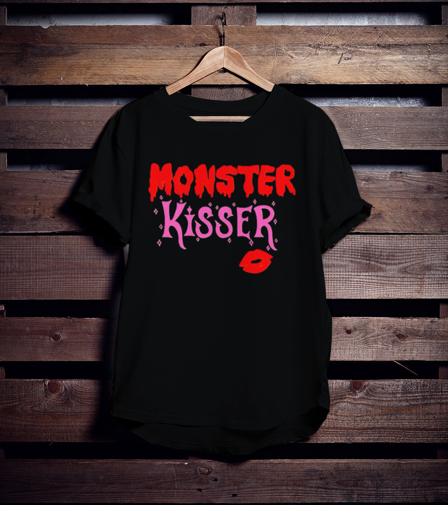 Monster Kisser Fun Red Lips Iconic T-Shirt
