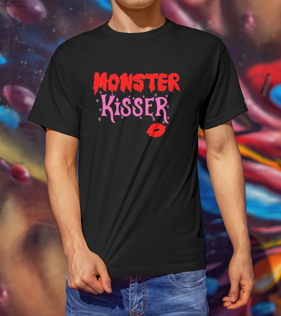 Monster Kisser Fun Red Lips Iconic T-Shirt