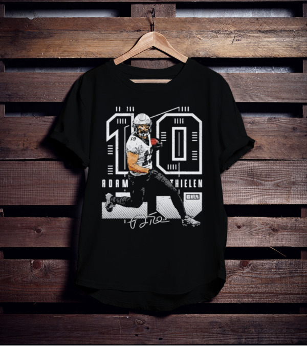 Adam Thielen Number 19 Carolina NFLPA Football Future T-Shirt