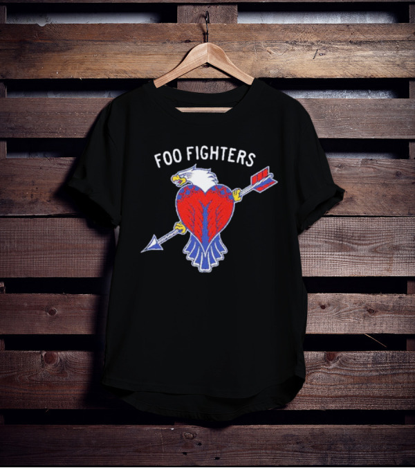 FOO FIGHTERS EAGLE HEART ARROW T-Shirt