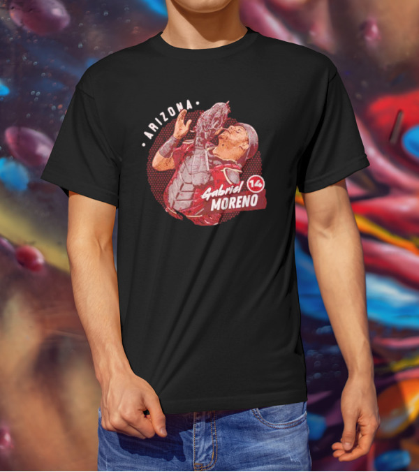 Arizona Gabriel Moreno 14 Baseball Catcher T-Shirt