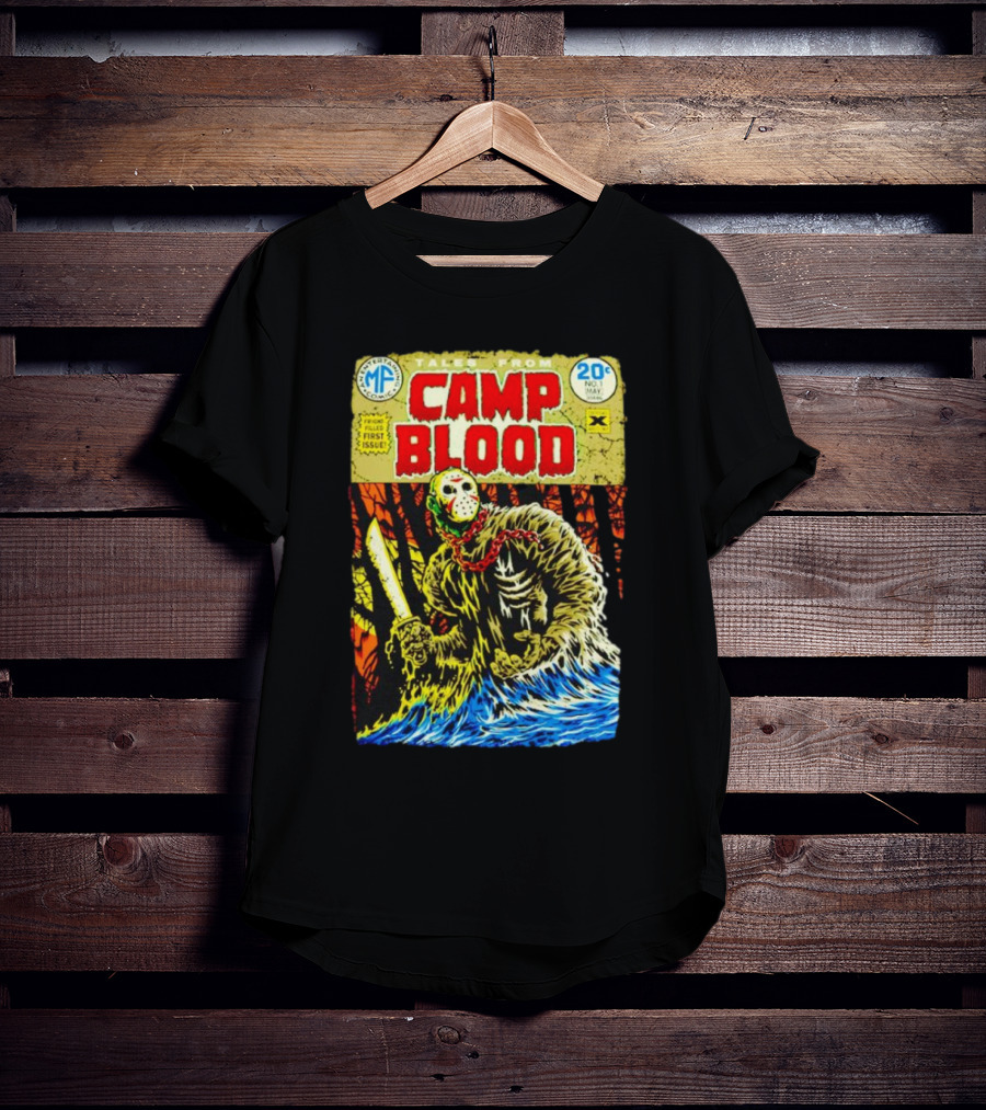 Tales From Camp Blood First Issue Jason Voorhees Comic Style 20¢ No. 1 May T-Shirt