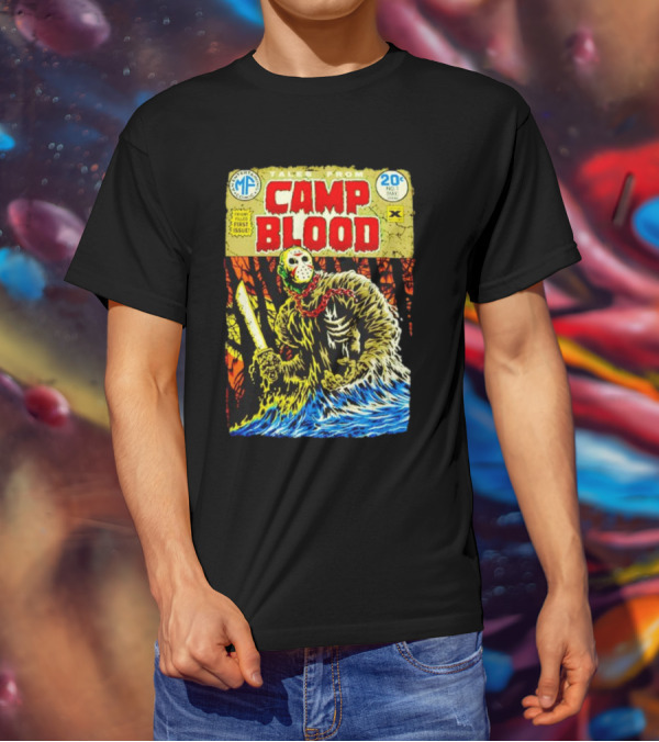 Tales From Camp Blood First Issue Jason Voorhees Comic Style 20¢ No. 1 May T-Shirt