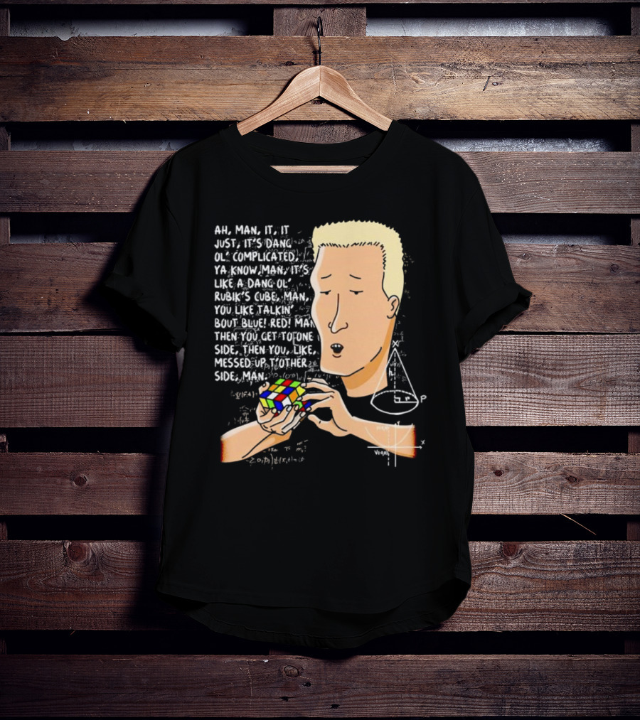Ah Man Dang Ol’ Complicated Life Rubik’s Cube Man T-Shirt