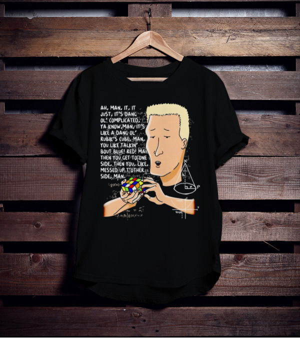 Ah Man Dang Ol’ Complicated Life Rubik’s Cube Man T-Shirt