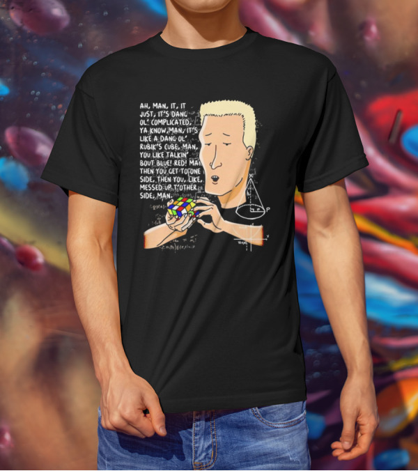 Ah Man Dang Ol’ Complicated Life Rubik’s Cube Man T-Shirt