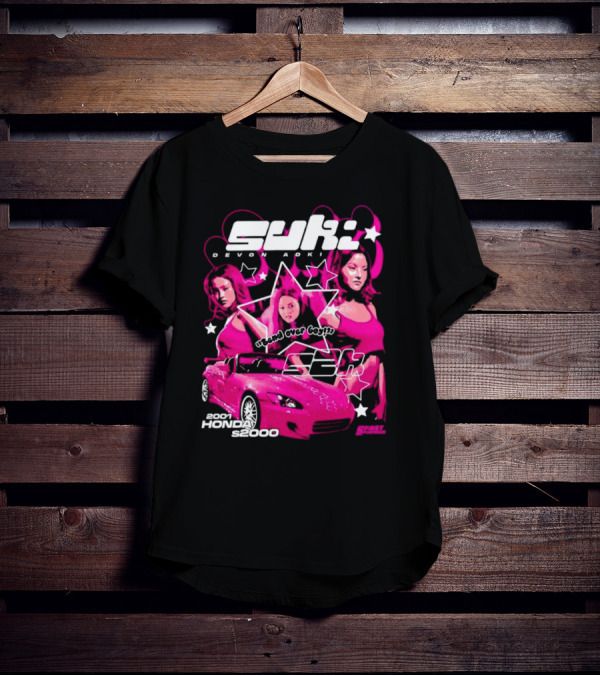 Suki Devon Aoki 2F2f 2001 Honda S2000 Racer Girl Power T-Shirt