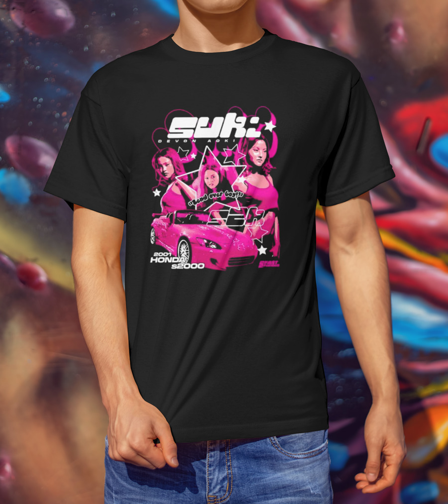 Suki Devon Aoki 2F2f 2001 Honda S2000 Racer Girl Power T-Shirt