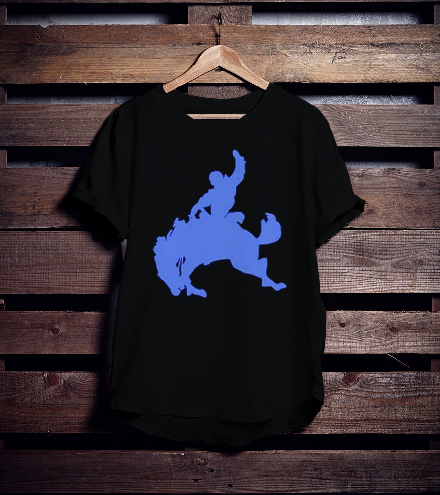 Bad Bunny Bucking Blue Cowboy T-Shirt