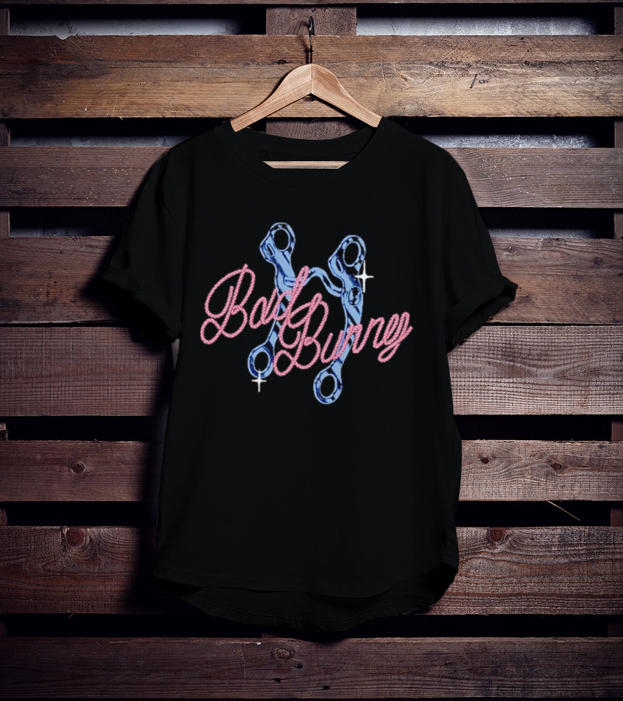 Bad Bunny Horsebit Sparkle T-Shirt