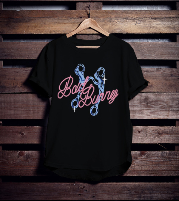 Bad Bunny Horsebit Sparkle T-Shirt