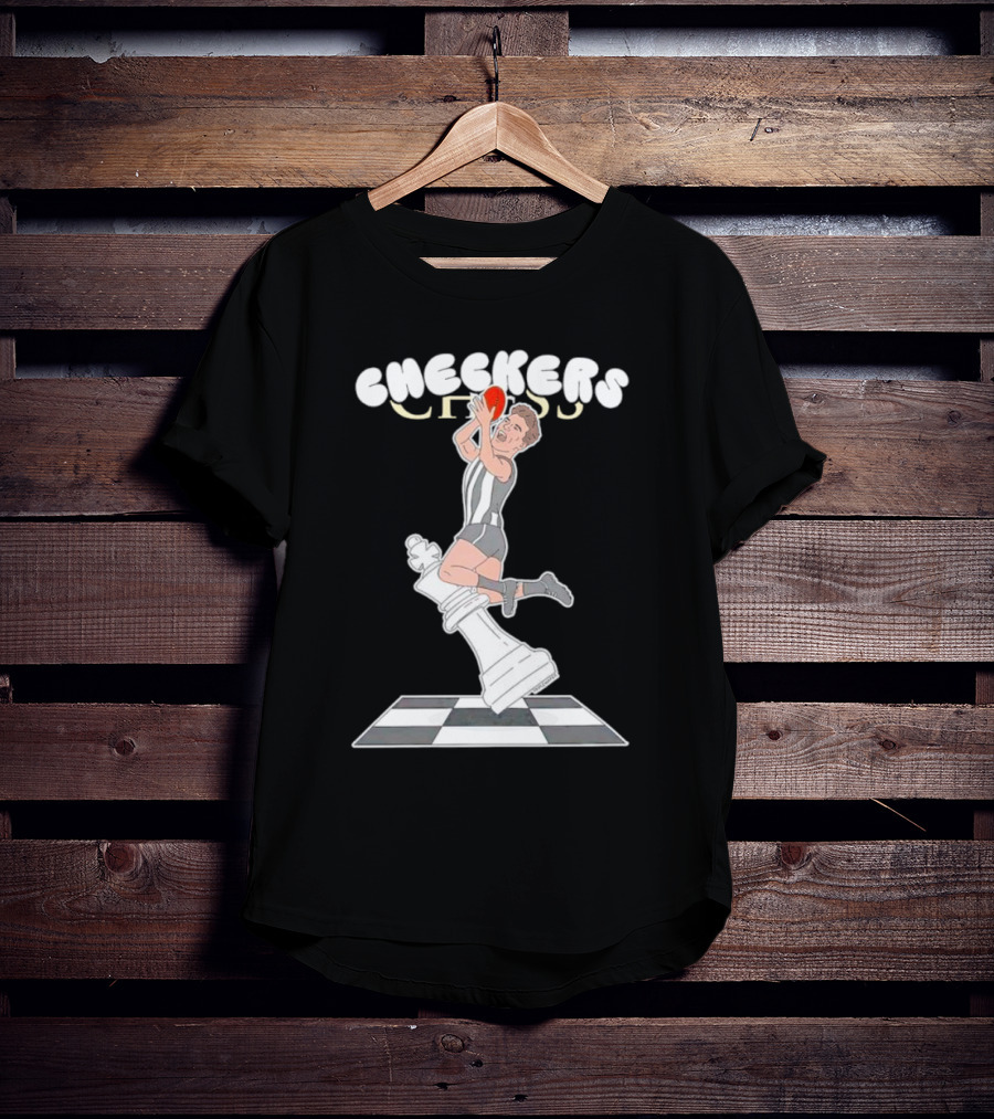Checkers Chess Dunk King Piece Basketball Jumper T-Shirt