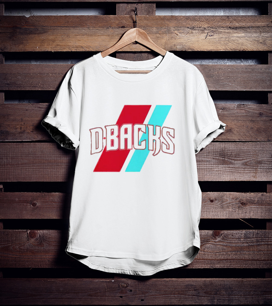 Arizona DBbacks Tri-Color Stripe T-Shirt