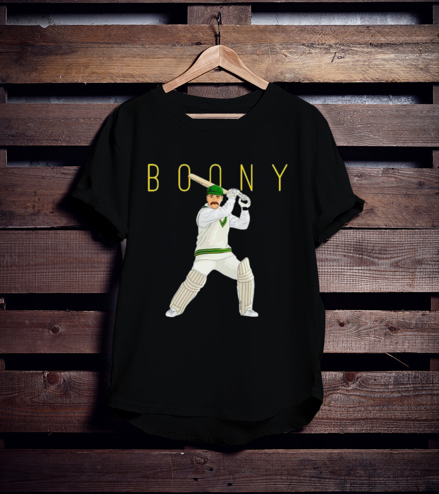 BOONY David Boon Test Cricket Player T-Shirt