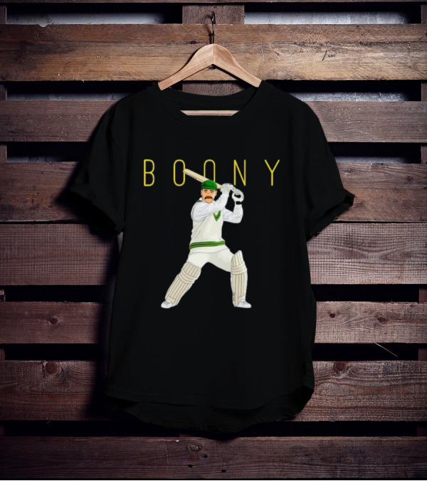 BOONY David Boon Test Cricket Player T-Shirt