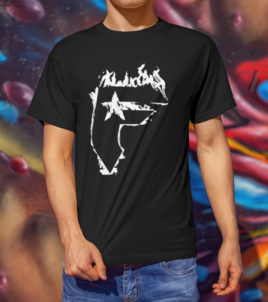 Famous Stars And Straps Flaming Star Emblem T-Shirt
