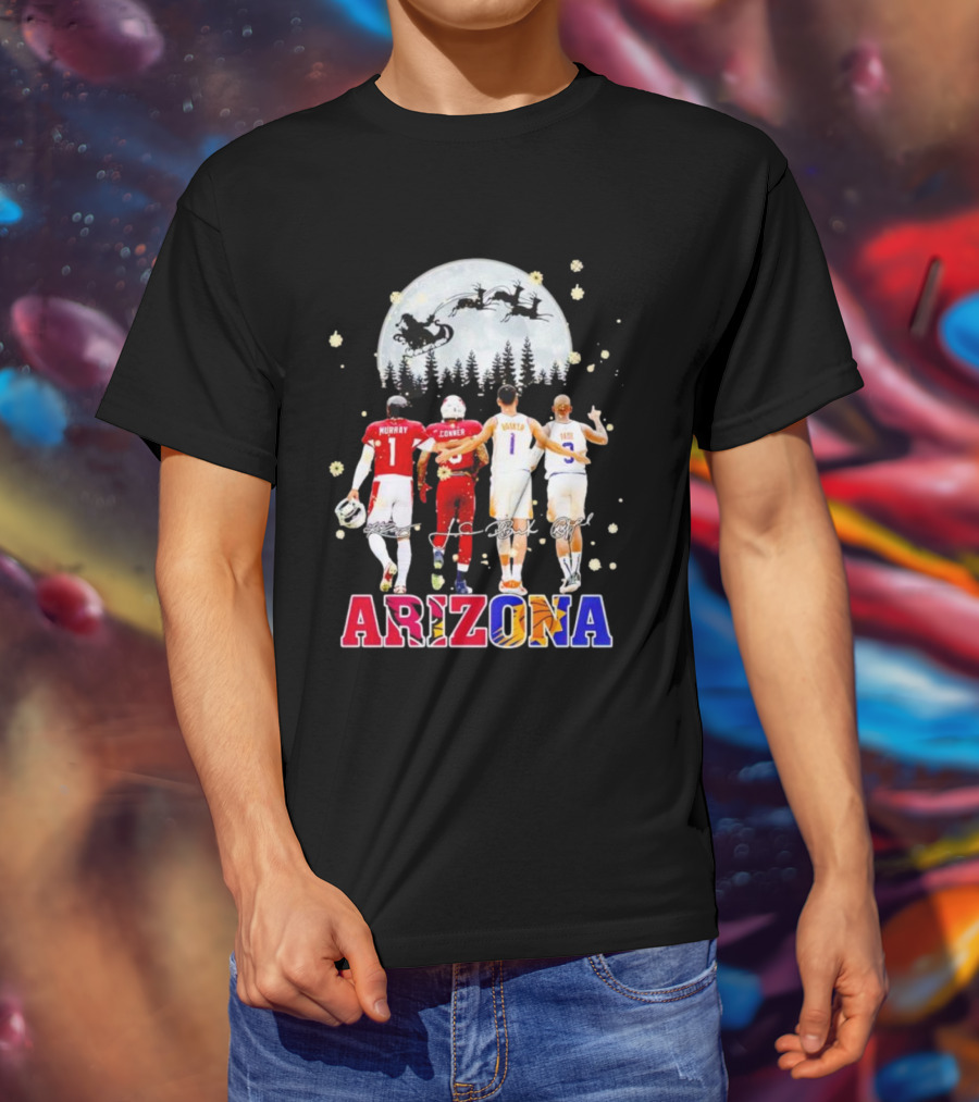 Arizona Christmas Kyler Murray James Conner Devin Booker Chris Paul T-Shirt