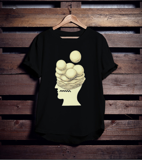 Brain Dead Growth Surreal Layers Optical Illusion T-Shirt