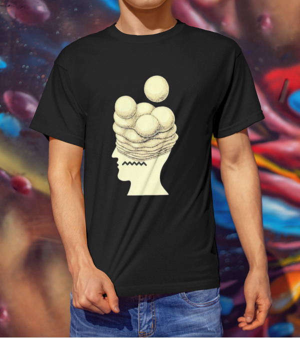 Brain Dead Growth Surreal Layers Optical Illusion T-Shirt