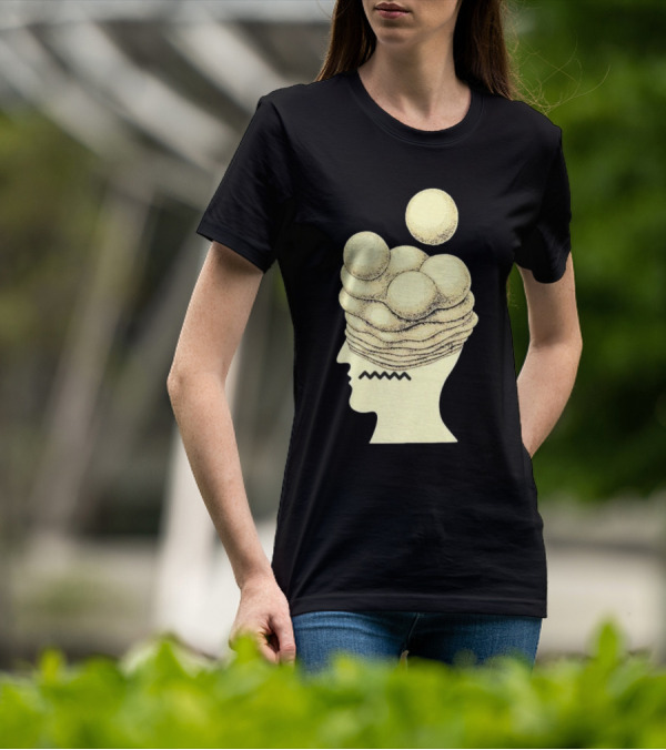 Brain Dead Growth Surreal Layers Optical Illusion T-Shirt