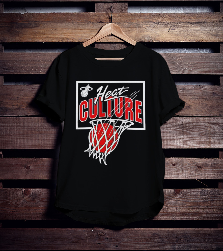 Heat Culture Basketball Net Miami Heat T-Shirt